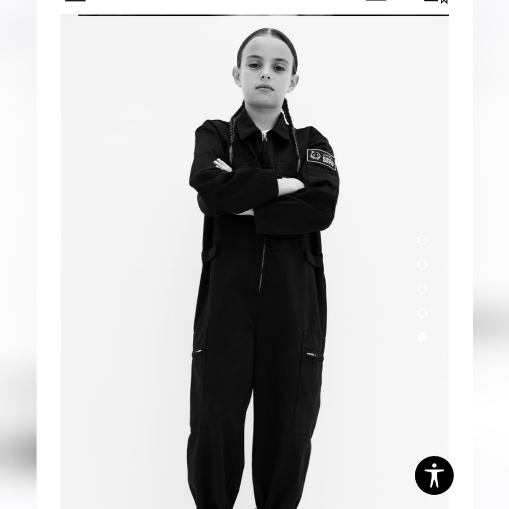 zara AVIATOR JUMPSUIT ALASTAIR MCKIMM LIMITED EDITION kids M NWOT